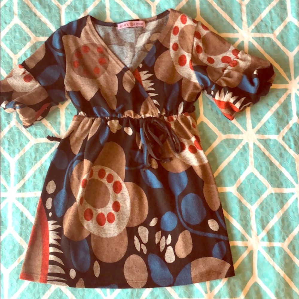 She’s the One Fall‎ floral knit dress